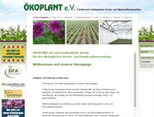 Tablet Screenshot of oekoplant-ev.de